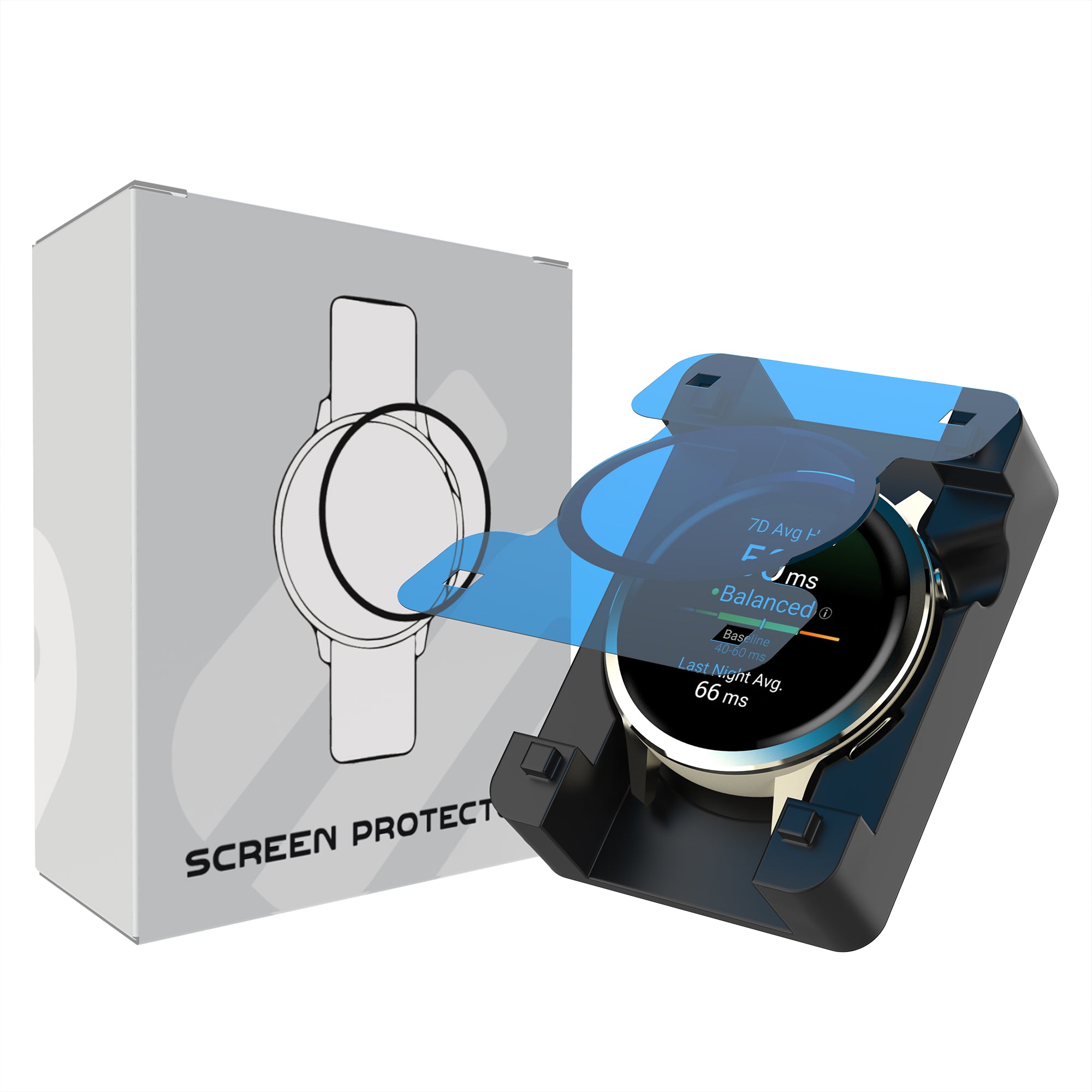 Screenprotector met One-Click tool - Garmin Venu 4 - 41mm