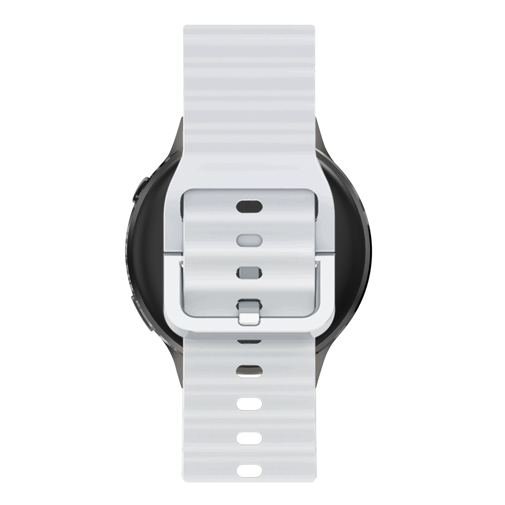 Bandz Garmin Forerunner 645 siliconen band 'Wave' (lichtgrijs)