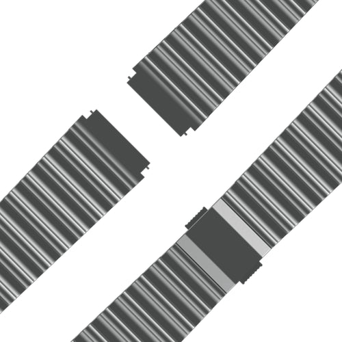 Bandz Fossil Gen 5e - 44mm premium stalen band 'Ocean' (grafiet)