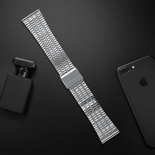 Amazfit Bip U (Pro) roestvrij stalen band (zilver)