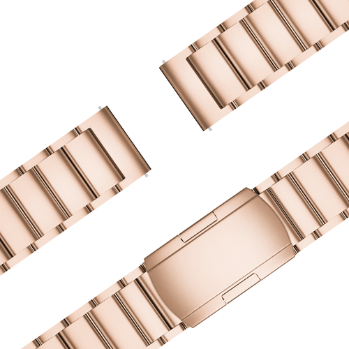 Bandz Garmin Vivomove 3 titanium schakel band (roségoud)