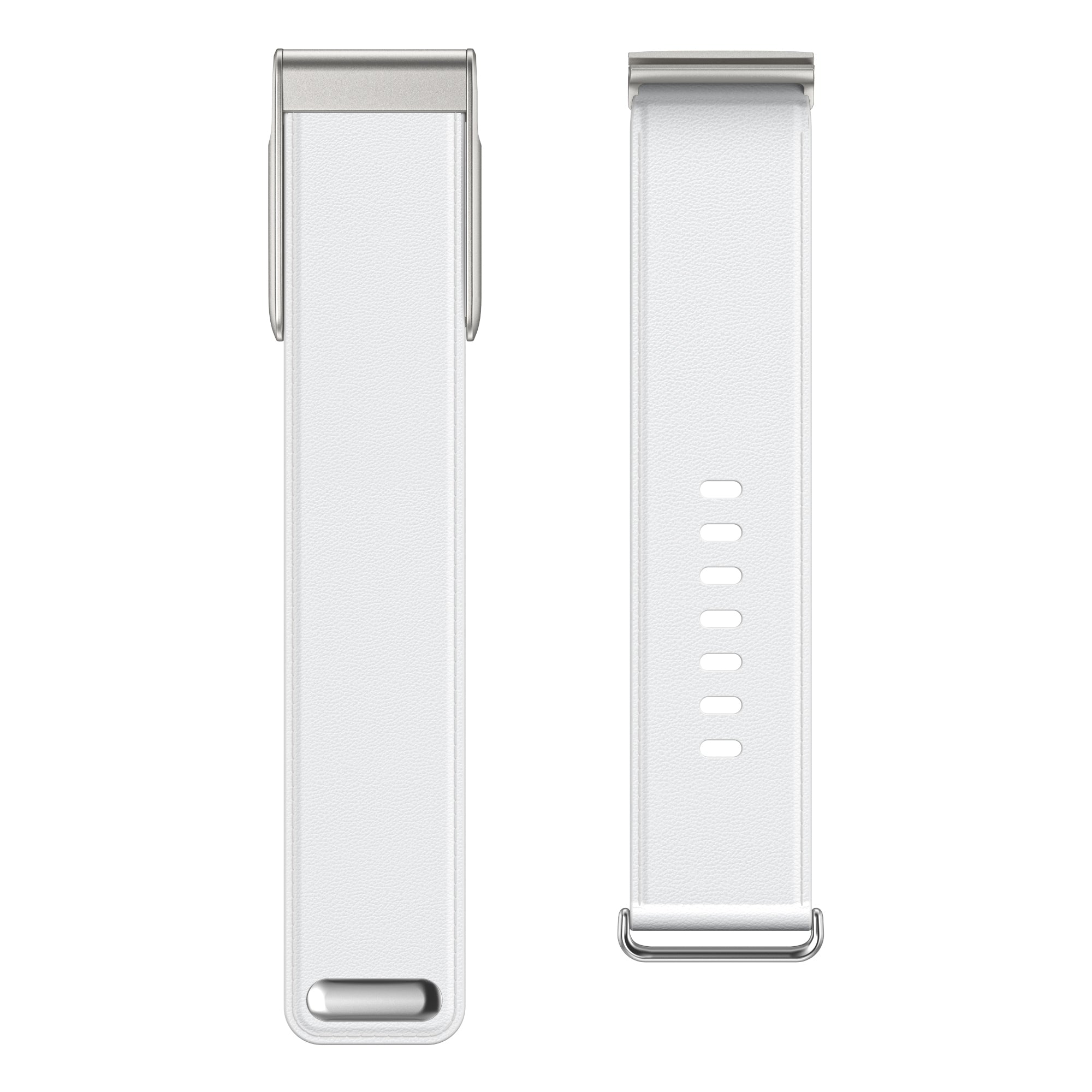 Leren bandje geschikt voor Whoop MG (wit)