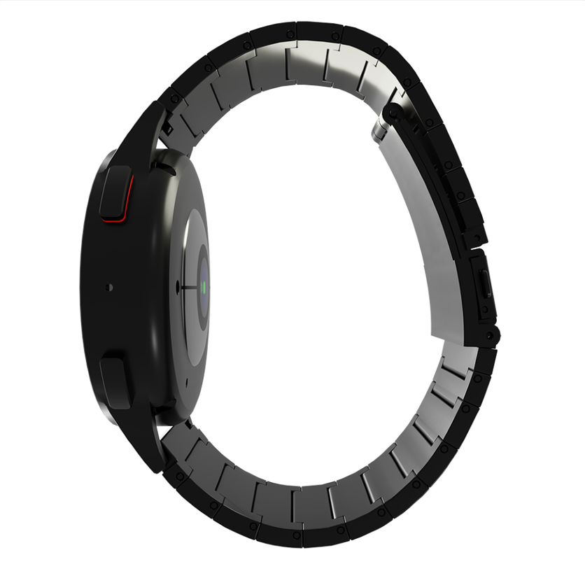 Amazfit Bip 5 luxe titanium band (zwart)