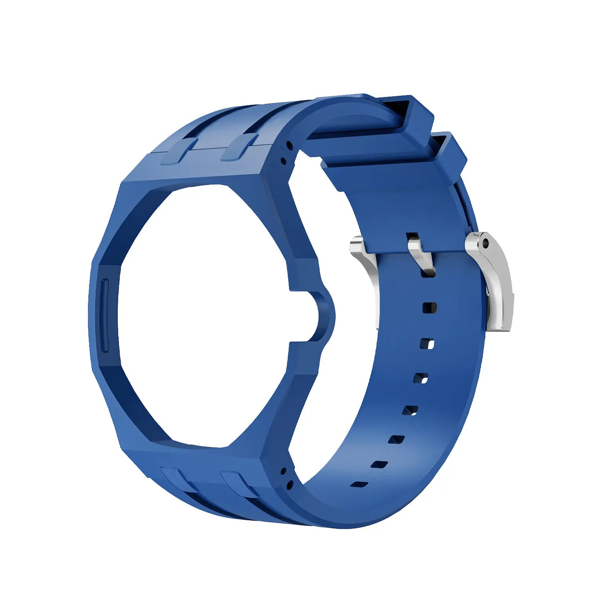 Swatch Royal Pop Siliconen band - 3 uur (donkerblauw)