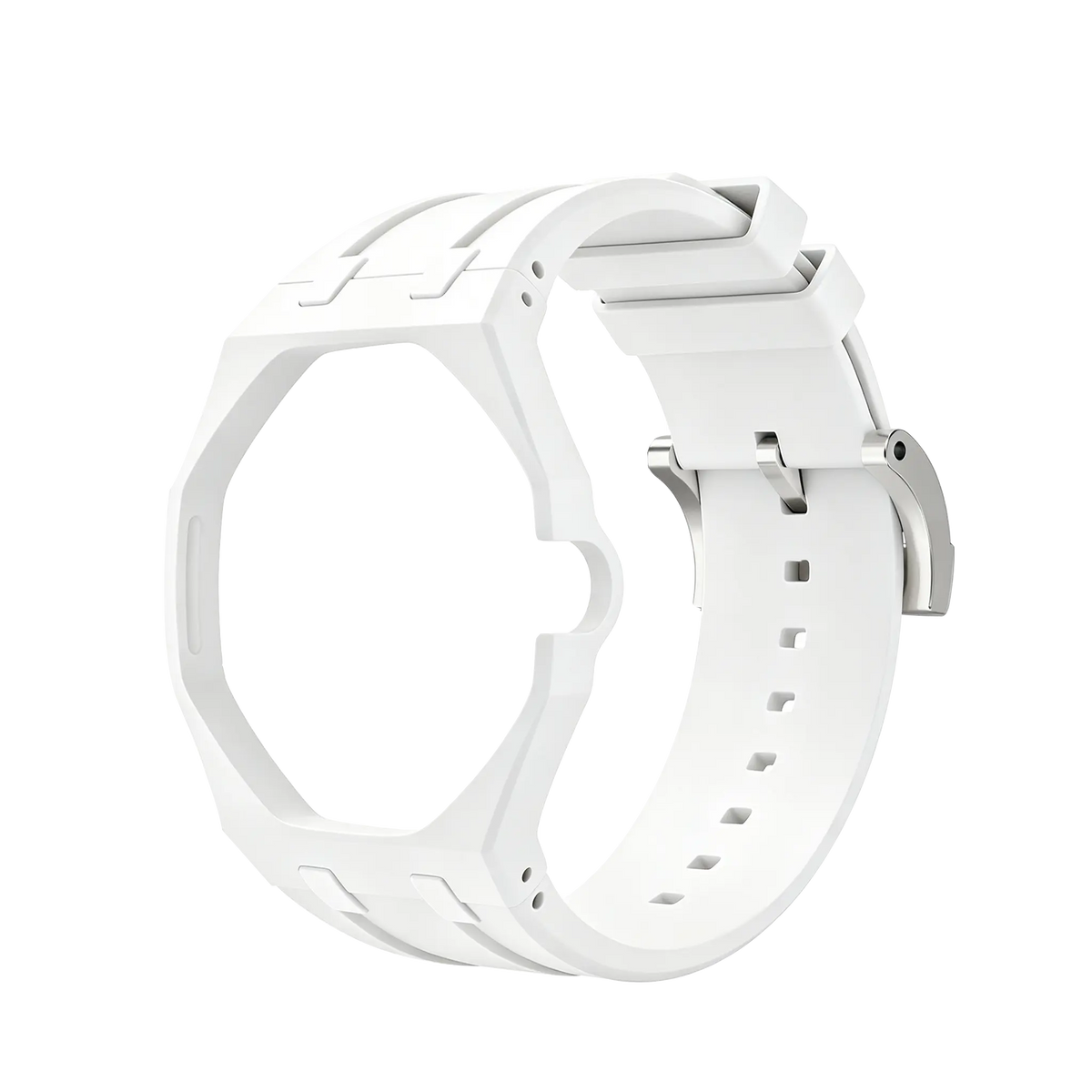 Swatch Royal Pop Siliconen band - 3 uur (wit)