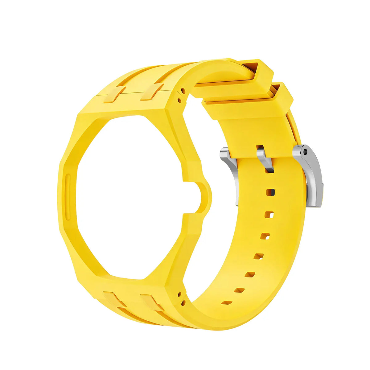 Swatch Royal Pop Siliconen band - 3 uur (geel)