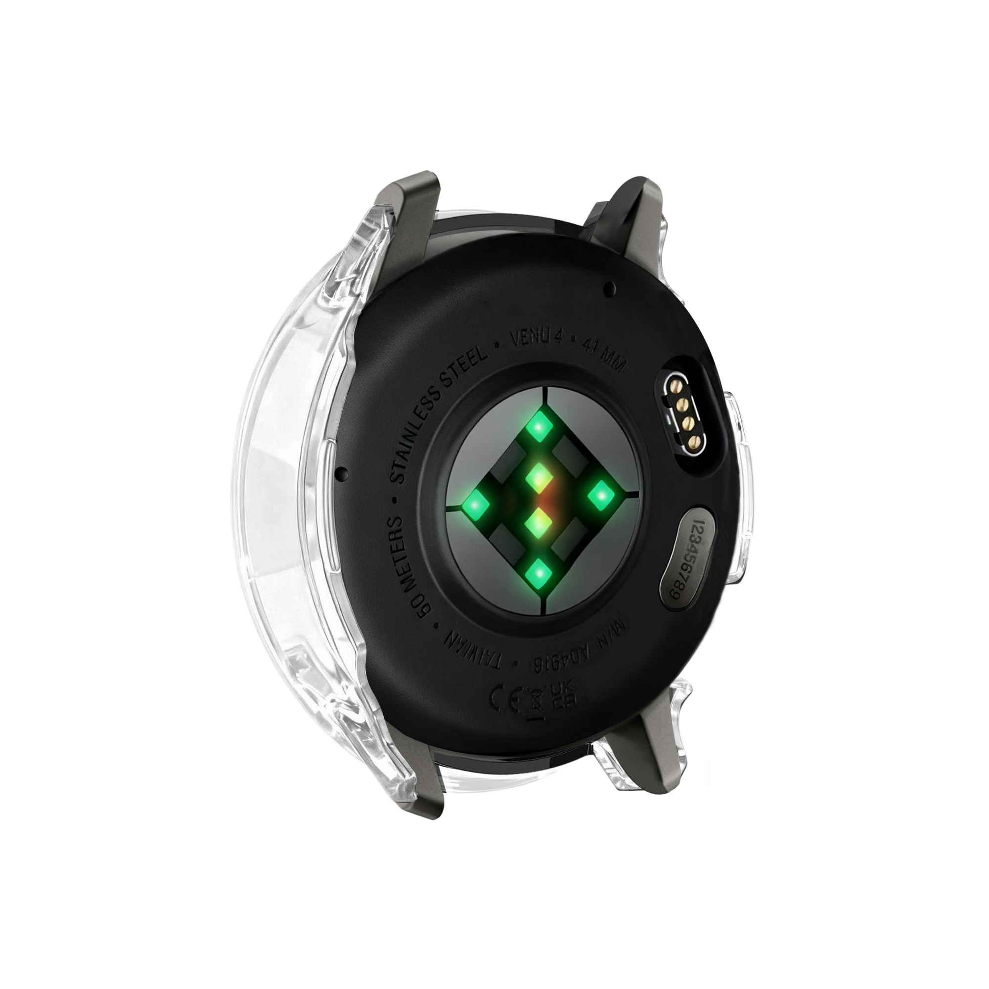 Bandz Garmin Venu 4 - 41mm PC hoesje met glas (transparant)