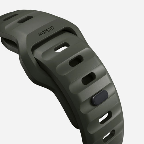 Nomad Sport Apple Watch siliconen bandje (ash green)