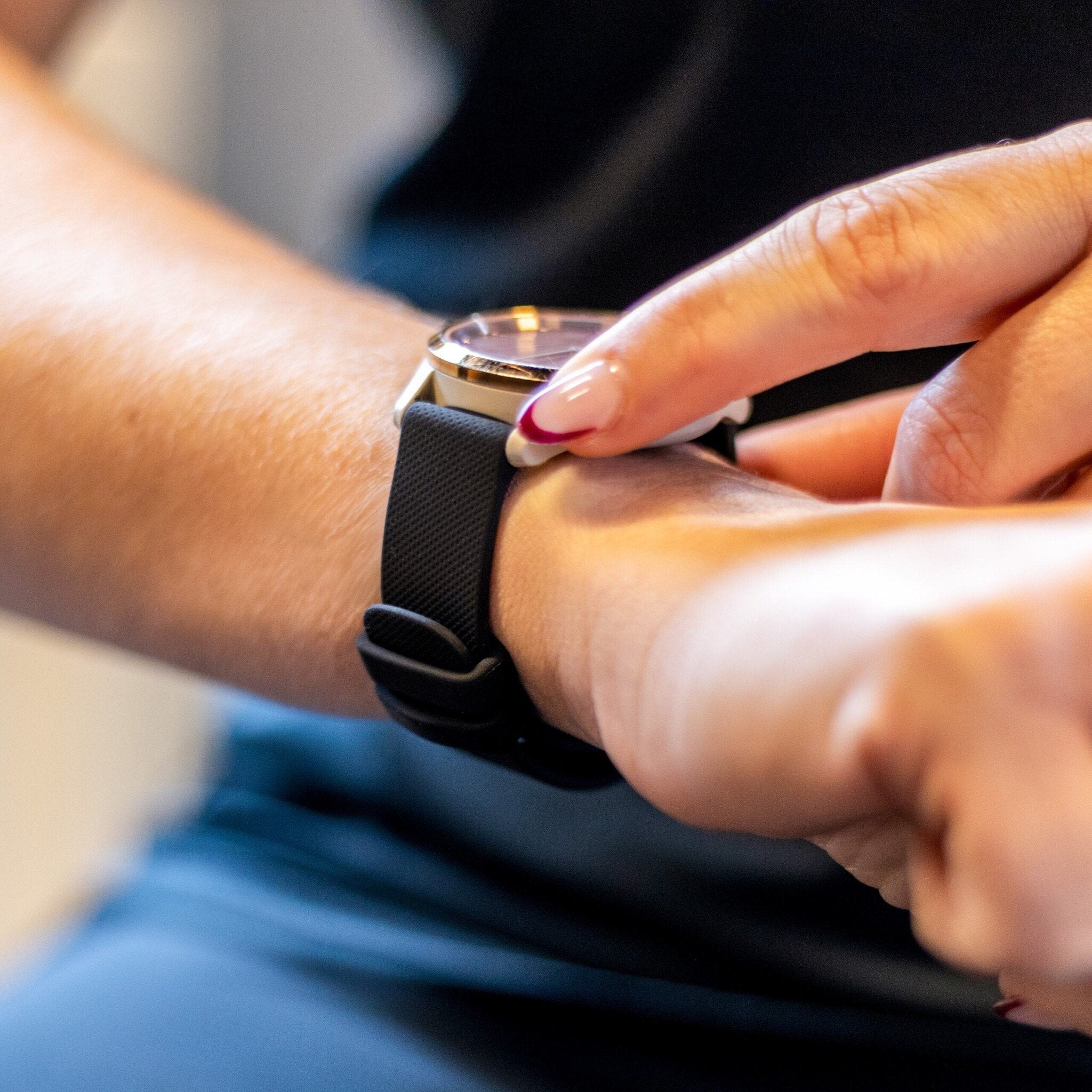 Garmin Vivomove 3s siliconen bandje - 39mm - zwart