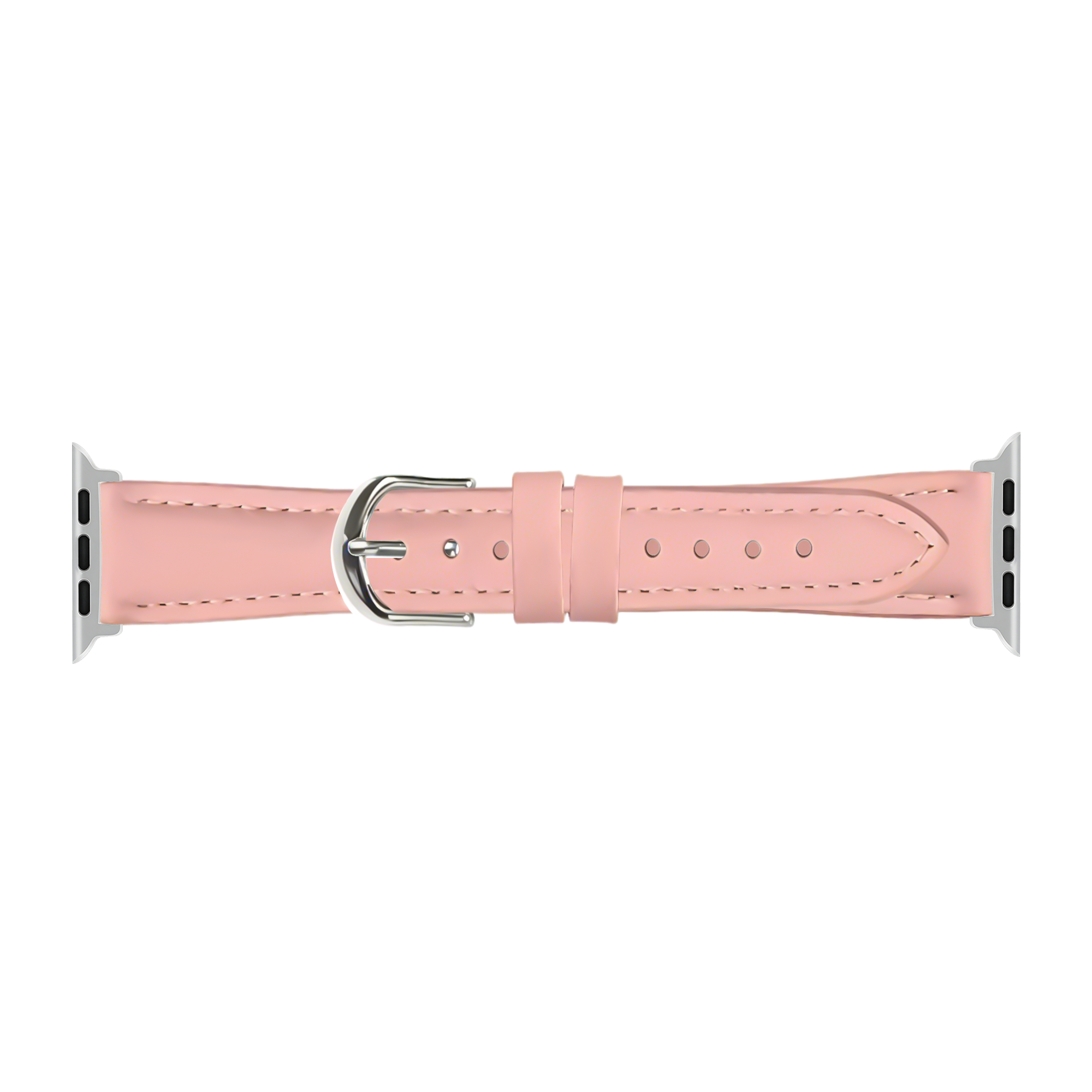 Apple Watch slimfit leren band (roze)