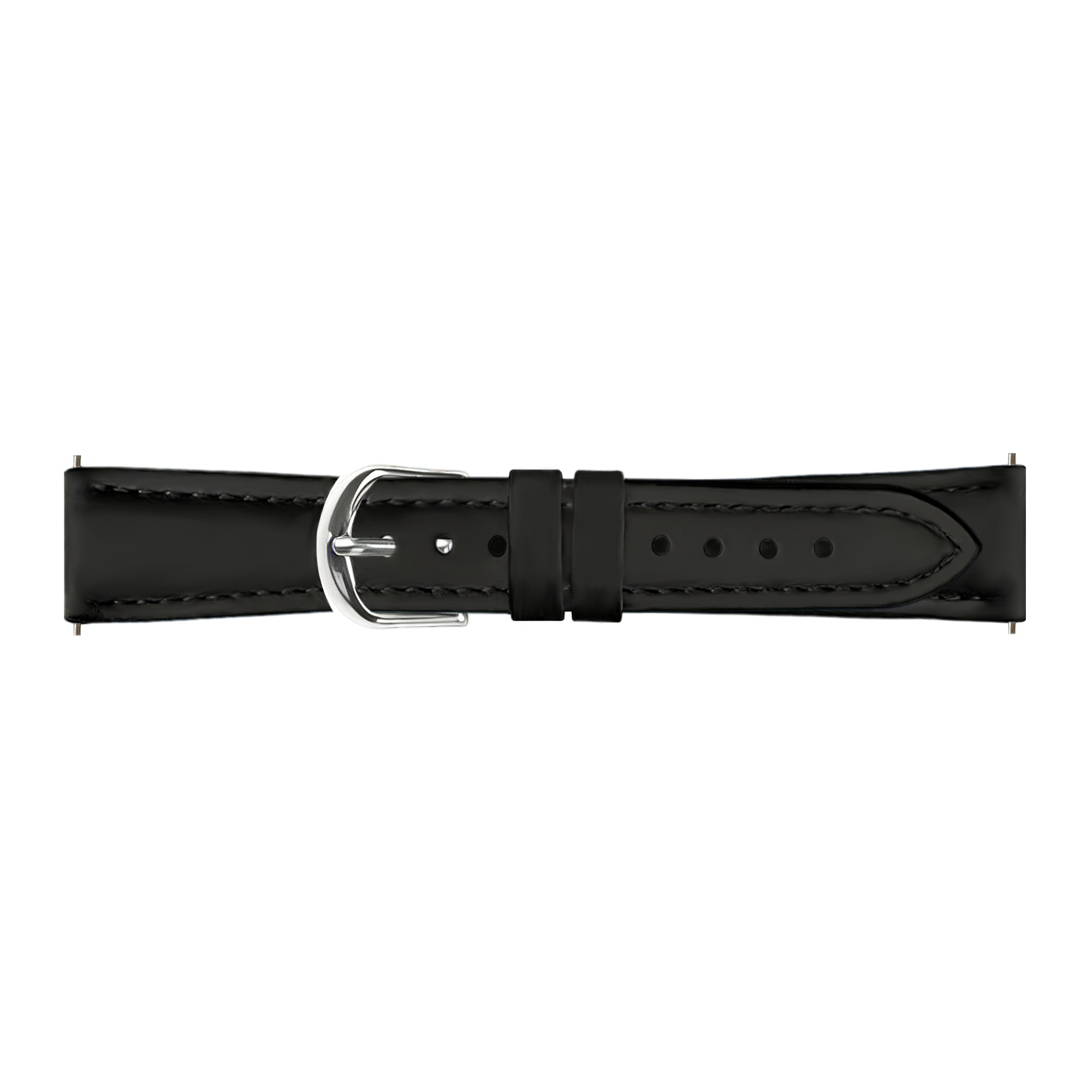 Amazfit Active 2 Slimfit Leather Strap (Black)