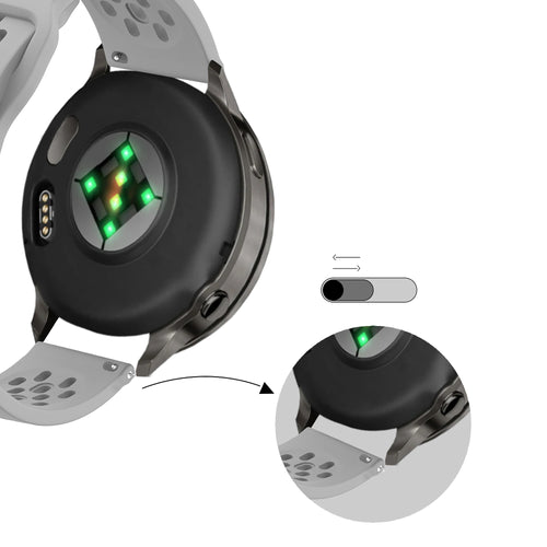 Bandz Garmin Approach S42 Silicone Strap 'Air' (Grey)