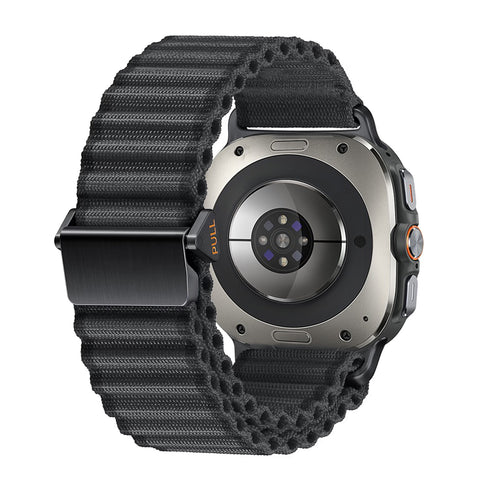 Samsung Galaxy Watch Ultra outdoor nylon bandje (zwart)