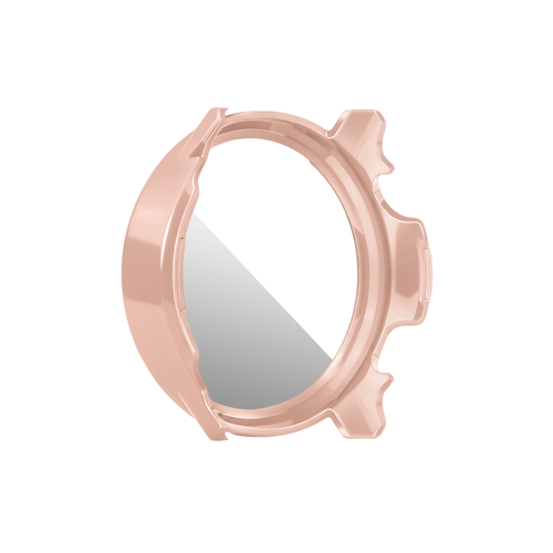 Bandz Garmin Venu 4 - 41mm PC hoesje met glas (zalm roze)