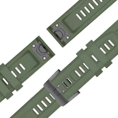 Bandz Amazfit T-Rex Ultra 2 siliconen band 'Classic' (legergroen)