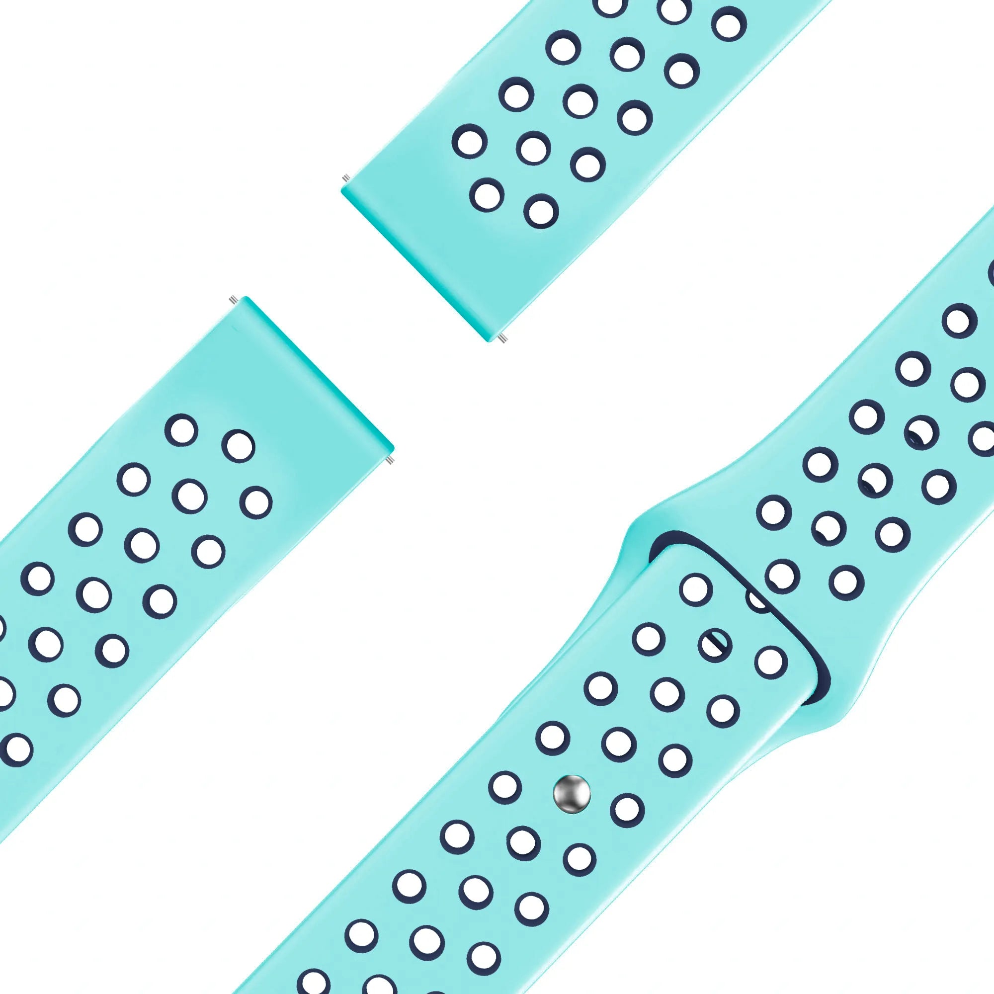 Bandz Garmin Forerunner 170 Sport Strap 'Deluxe' (Aqua/Blue)