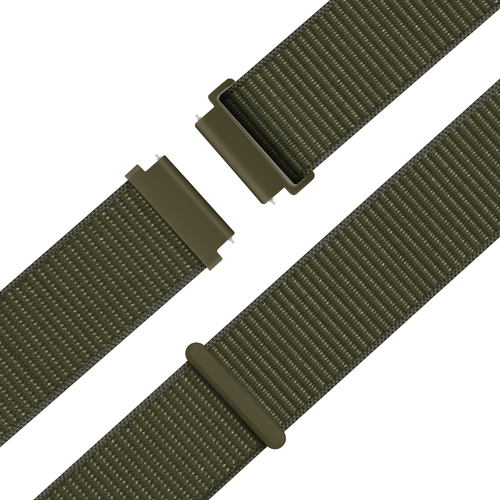 Bandz Garmin Forerunner 265s Nylon Loop Strap (Olive)