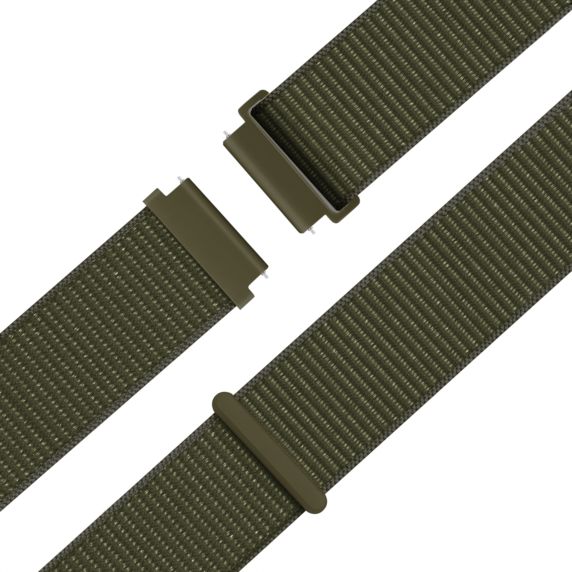 Bandz Garmin Forerunner 265s Nylon Loop Strap (Olive)