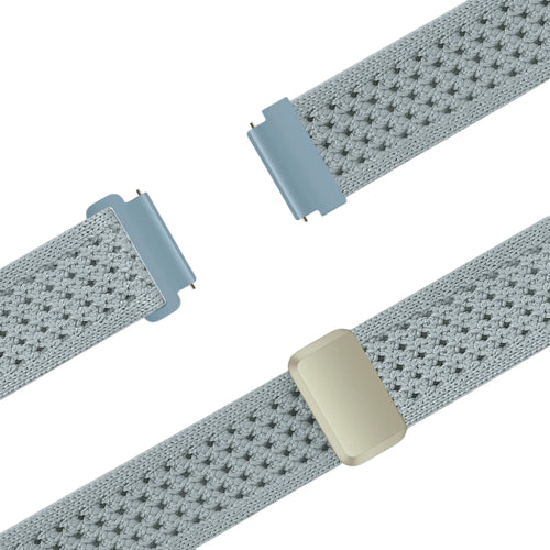 Bandz Oppo Watch X2 Mini vintage nylon band (lichtblauw)
