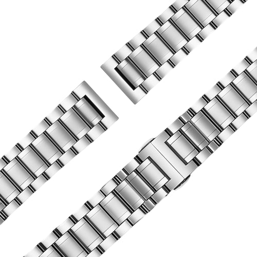 Bandz Garmin Forerunner 70 Steel Link Strap 'Deluxe' (Silver)