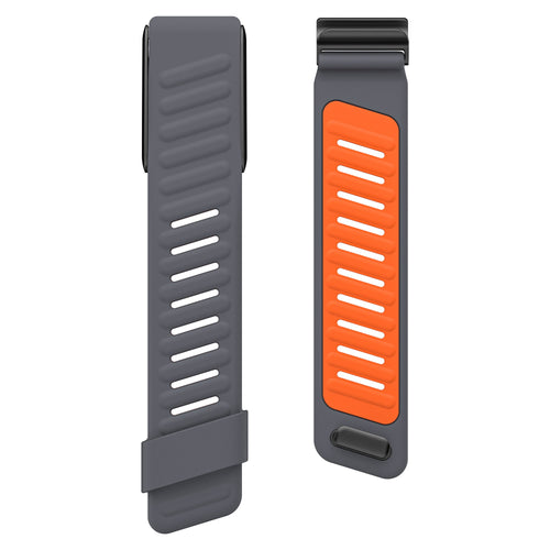 Sport bandje geschikt voor Whoop 4.0 (donkergrijs/oranje)