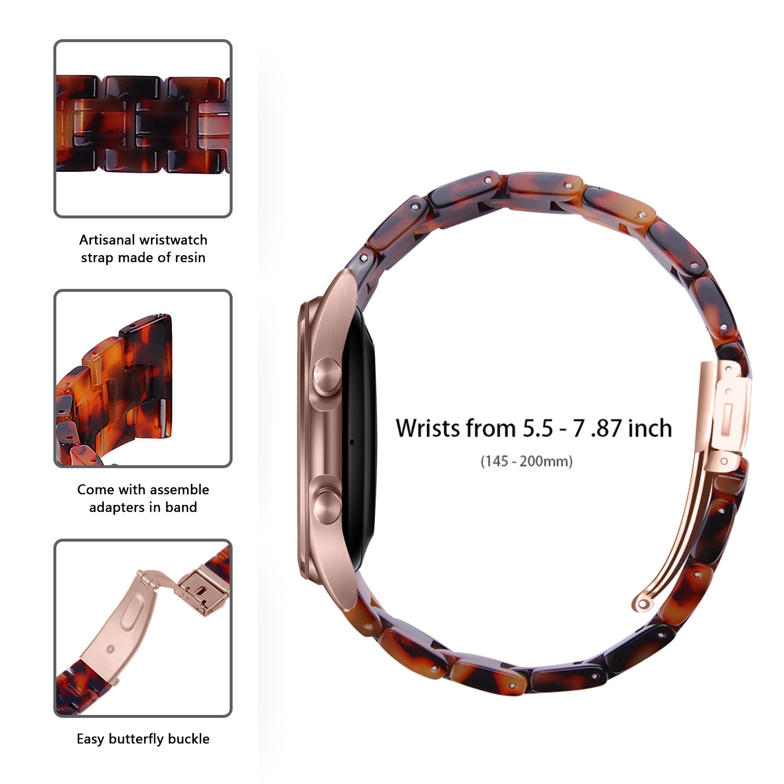 Amazfit Bip U (Pro) resin bandje (lava)