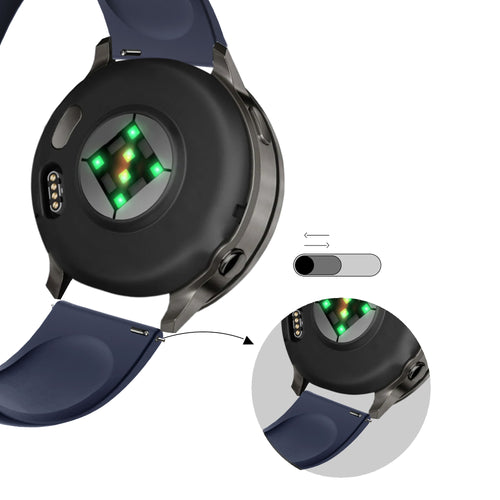 Bandz Garmin Venu 2 Sport Strap 'Deluxe' (Dark Blue)