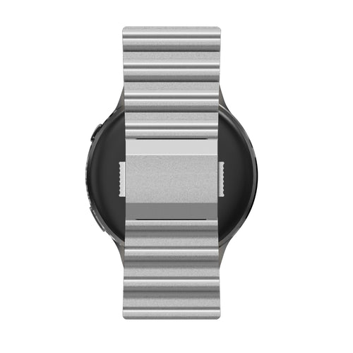 Bandz Amazfit Active Max Premium Steel Strap 'Ocean' (Titanium)