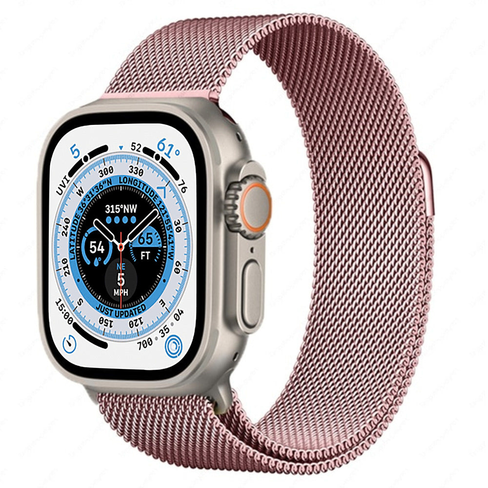 Apple Watch Ultra Milanese band (roze) - Main Image