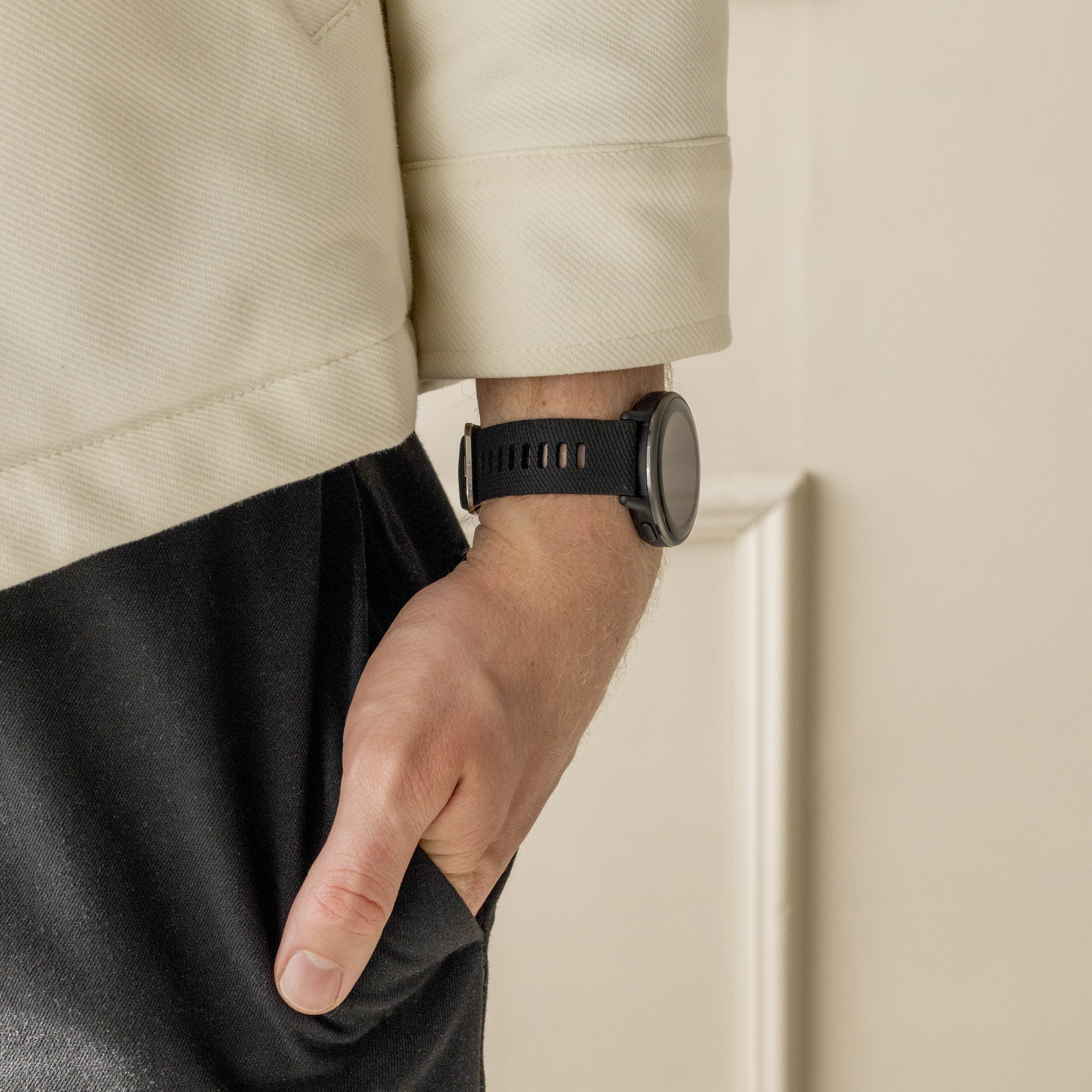 Garmin Vivoactive 5 siliconen bandje (zwart)