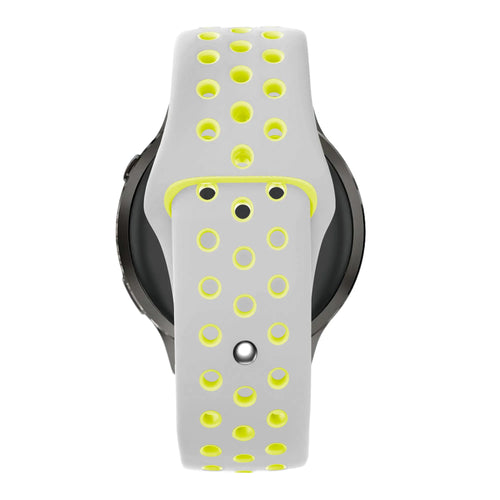 Bandz Garmin Forerunner 170 sport band 'Deluxe' (grijs/geel)