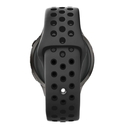 Bandz Garmin Venu 2 sport band 'Deluxe' (donkergrijs/zwart)