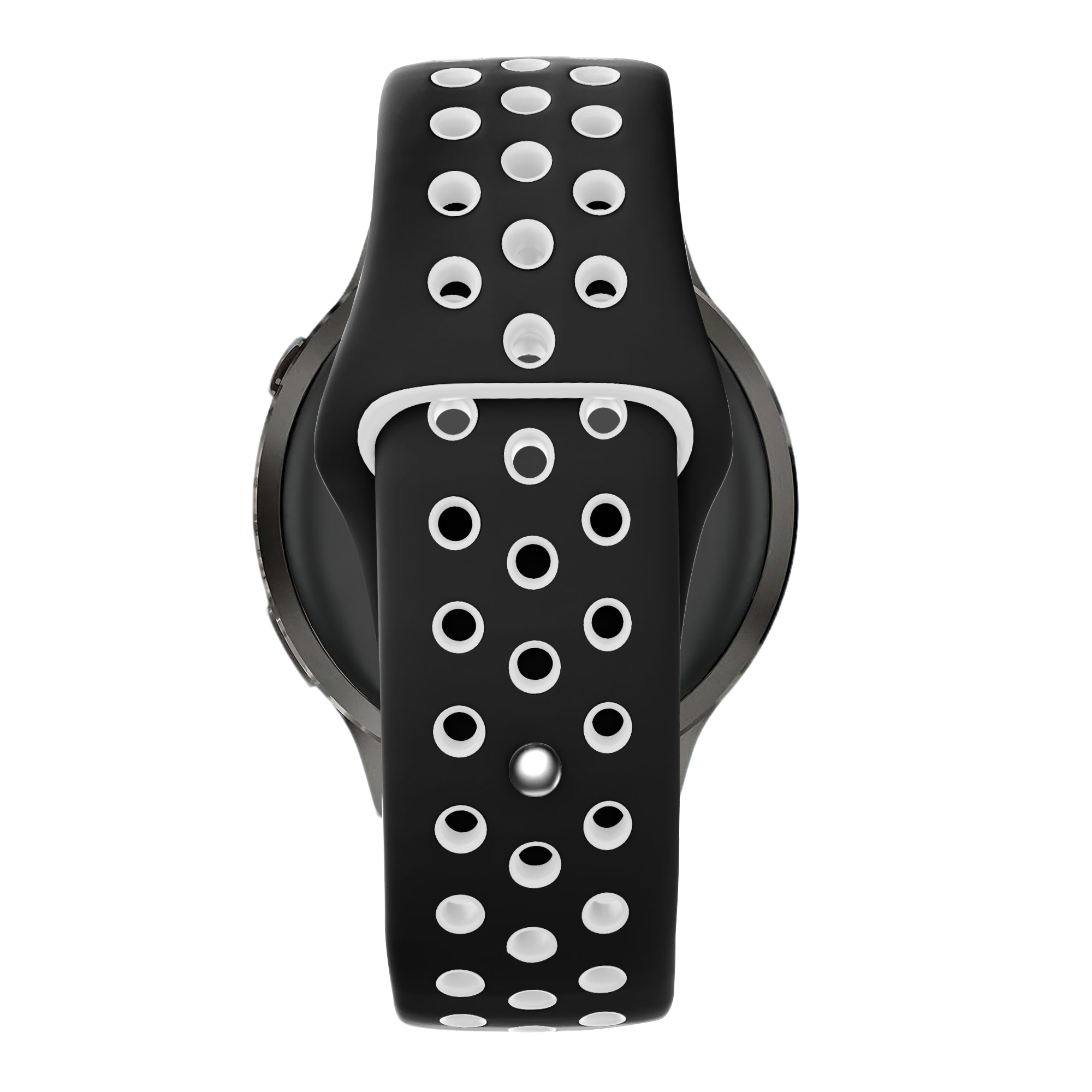 Bandz Garmin Vivoactive 4 Sport Strap 'Deluxe' (Black/White)