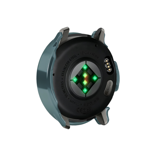 Bandz Garmin Venu 4 - 45mm PC hoesje met glas (groen)