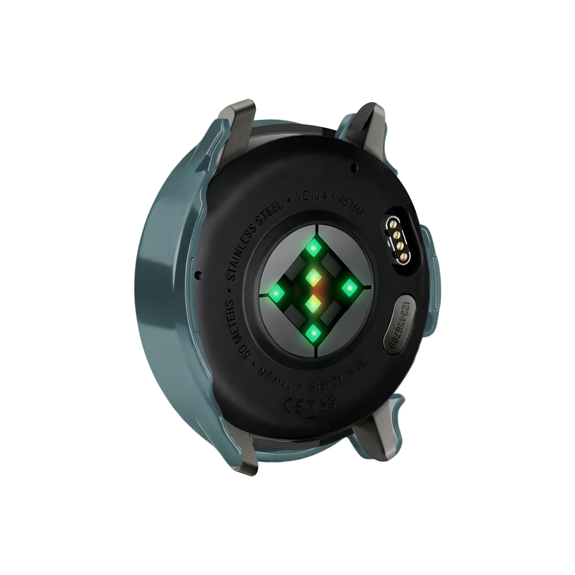 Bandz Garmin Venu 4 - 45mm PC hoesje met glas (groen)