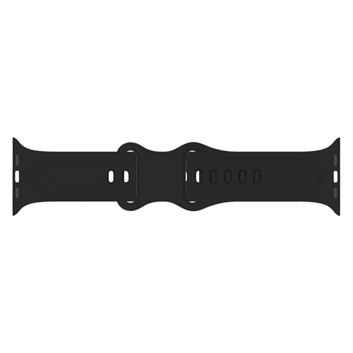Apple Watch Flower siliconen band (sterrenlicht/zwart)