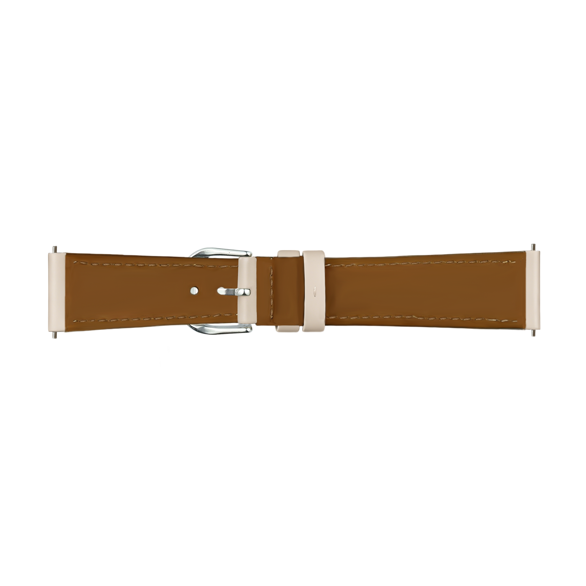 Amazfit Active 2 Slimfit Leather Strap (Milk Tea)