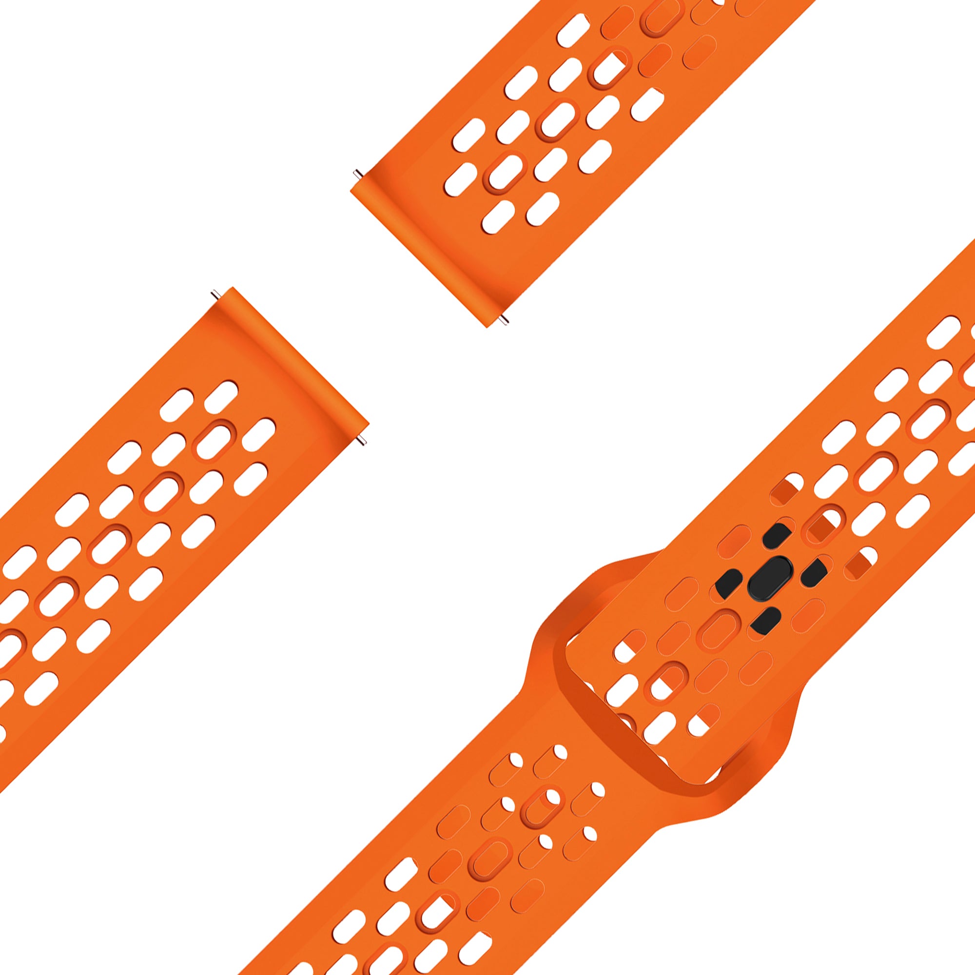 Bandz Garmin Venu 3 siliconen band 'Air' (oranje)