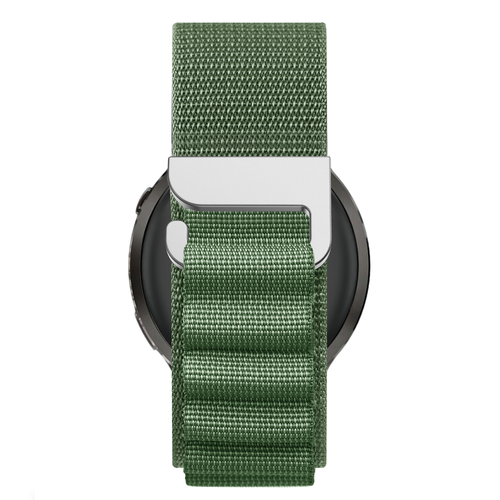 Bandz Garmin Forerunner 255 Alpine Nylon Strap (Green)