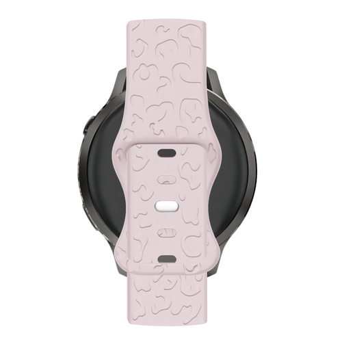 Bandz Garmin Bounce 2 Silicone Strap 'Leopard' (Pink)