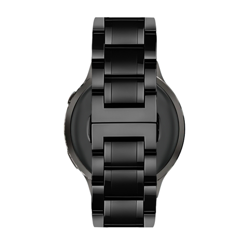Bandz Garmin Venu Steel Link Strap 'Deluxe' (Black)