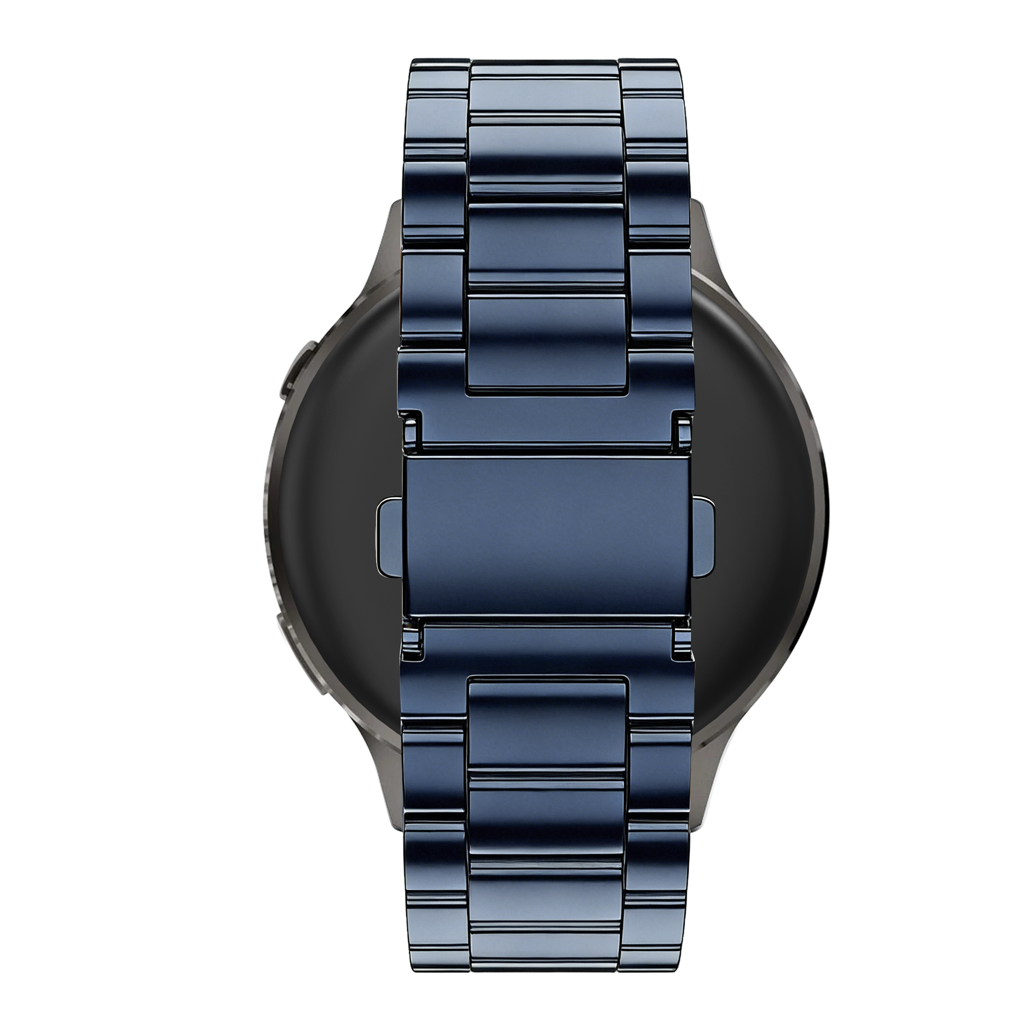 Bandz Garmin Forerunner 570 - 47mm Steel Strap 'Classic' (Blue)