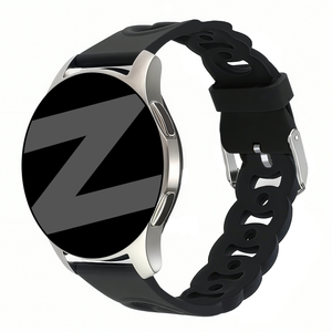 Bandz Amazfit GTS 2 Silicone Strap 'Chains' (Black)