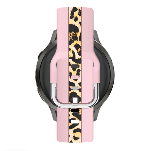 Bandz Garmin Forerunner 70 dual leopard bandje (lichtroze)