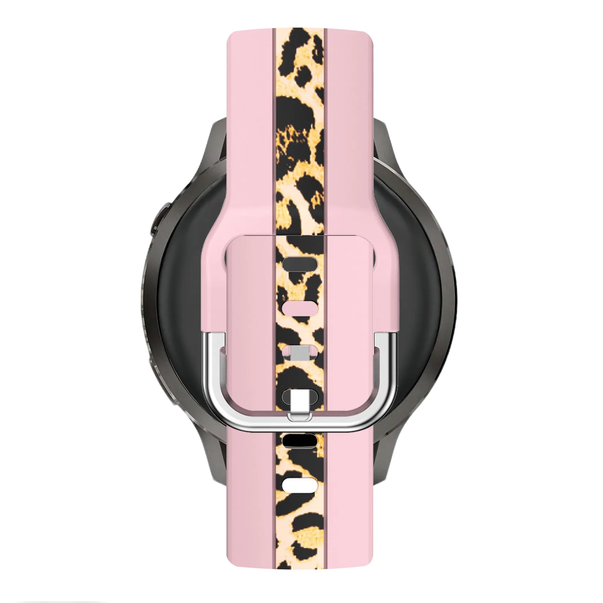 Bandz Garmin Forerunner 70 dual leopard bandje (lichtroze)