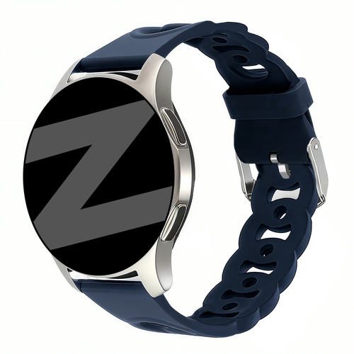 Bandz Polar Ignite 3 Silicone Strap 'Chains' (Dark Blue)