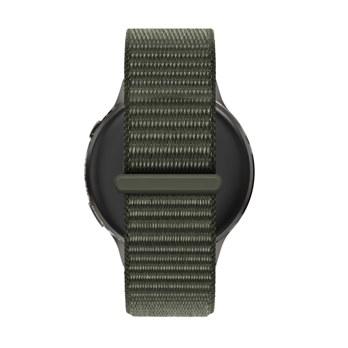 Bandz Garmin Forerunner 265s nylon loop band (donkergroen)