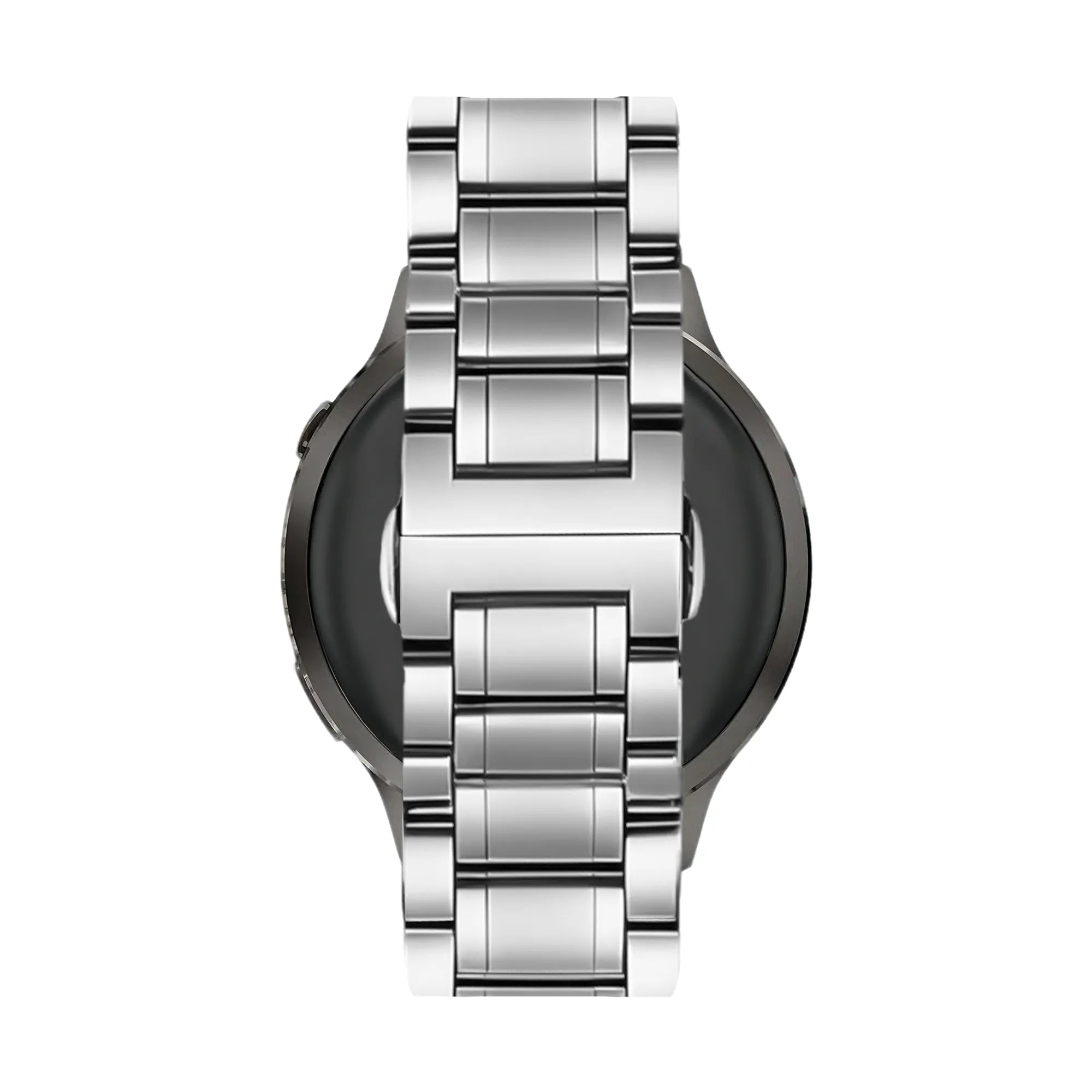 Bandz Garmin Forerunner 70 Steel Link Strap 'Deluxe' (Silver)