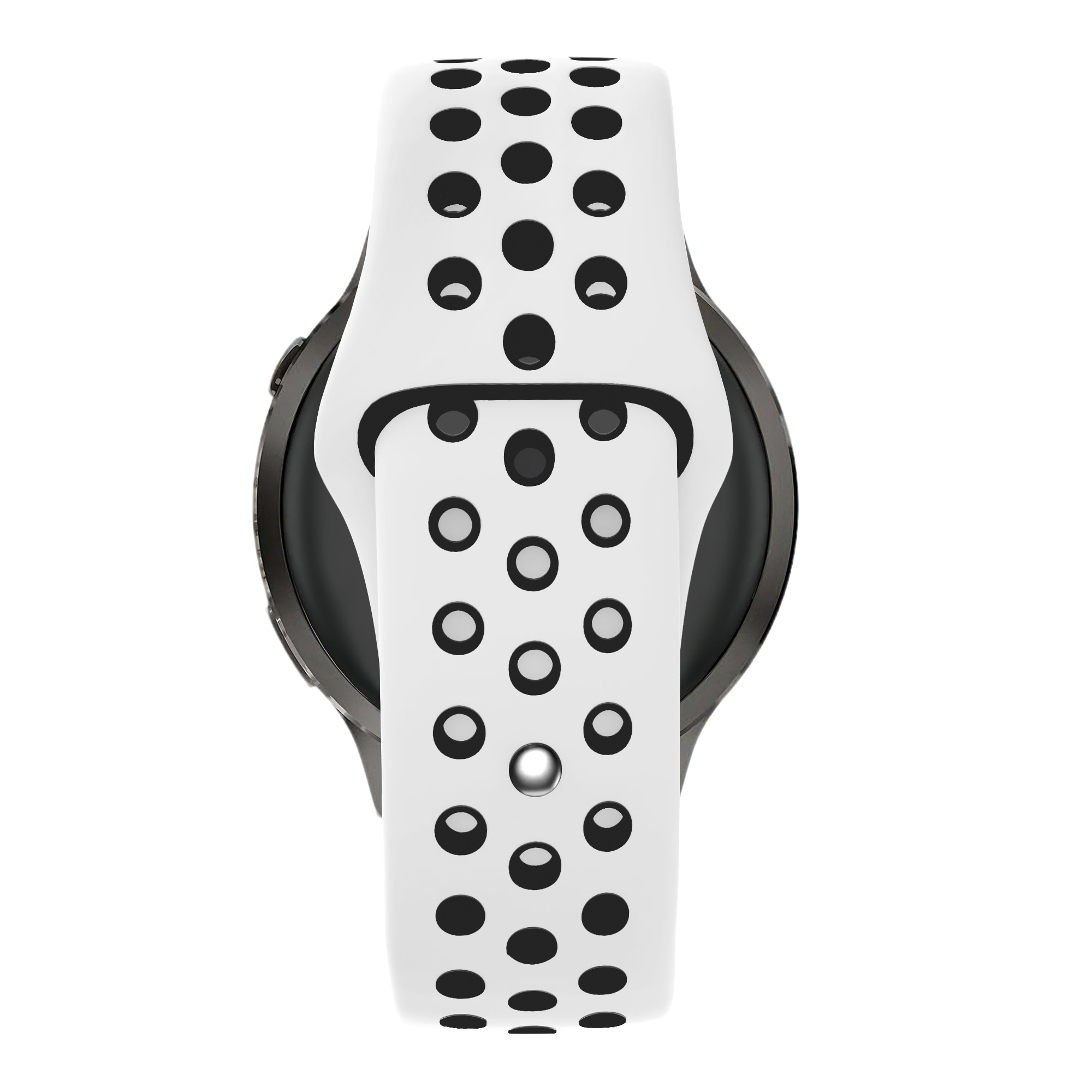 Bandz Garmin Forerunner 265 sport band 'Deluxe' (wit/zwart)