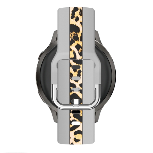 Bandz Gard Pro Health Smartwatch 3 - 41mm Dual Leopard Strap (Light Grey)